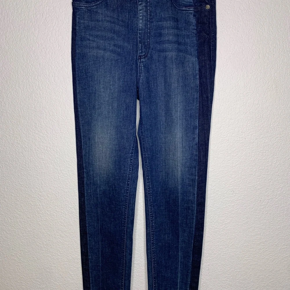 Rachel Comey jeans two tone sz 26 straight NWT Dark Blue Skinny #M2410 sample